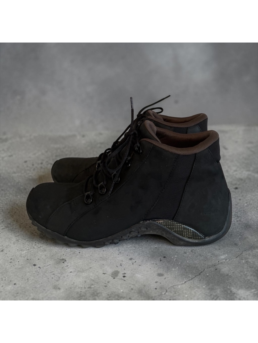 Merrell Women’s Illusion Mid Lace Waterproof Boots Midnight Black Size 8.5